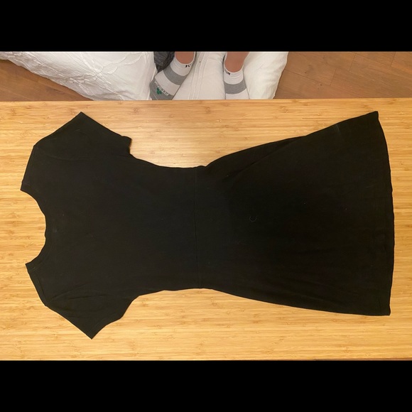 Silence & Noise Knotted Dress- Black - Picture 3 of 4